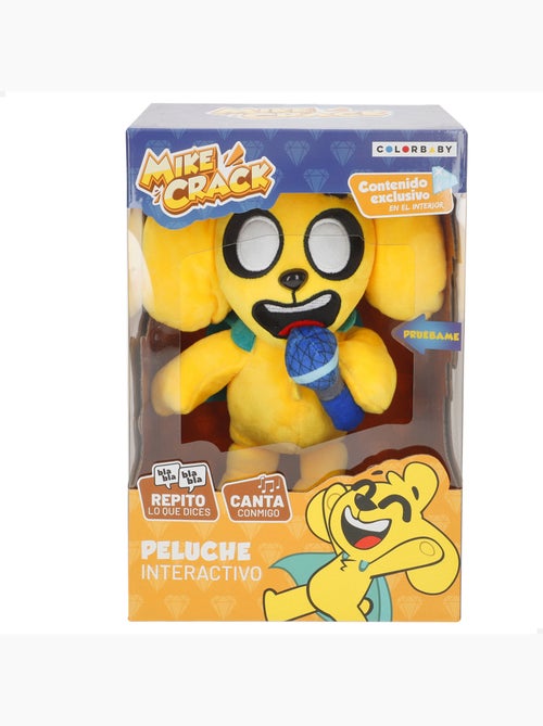 Mikecrack cão de peluche oficial mike "eu canto e repito o que você diz". - Kiabi
