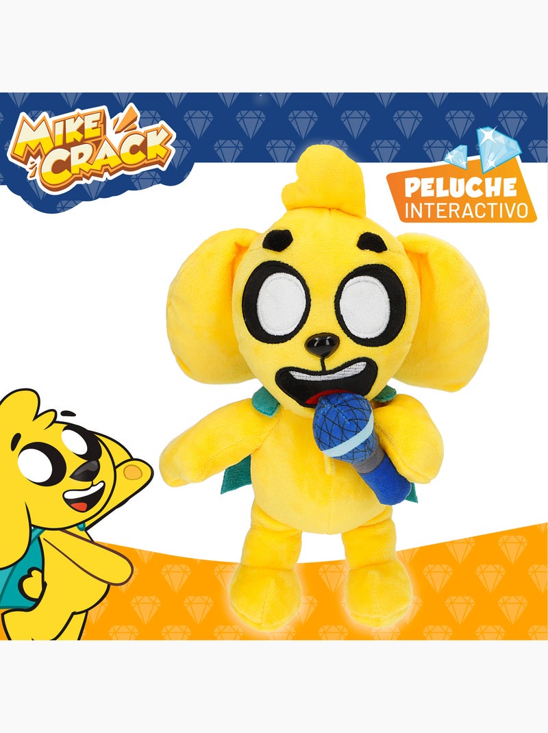 Mikecrack cão de peluche oficial mike "eu canto e repito o que você diz". Multicolorido - Kiabi