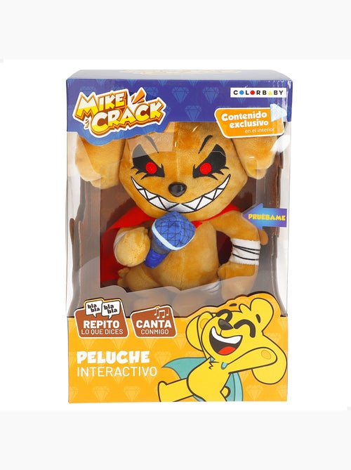 Mikecrack cão de peluche oficial mike.exe "eu canto e repito o que você diz" - Kiabi