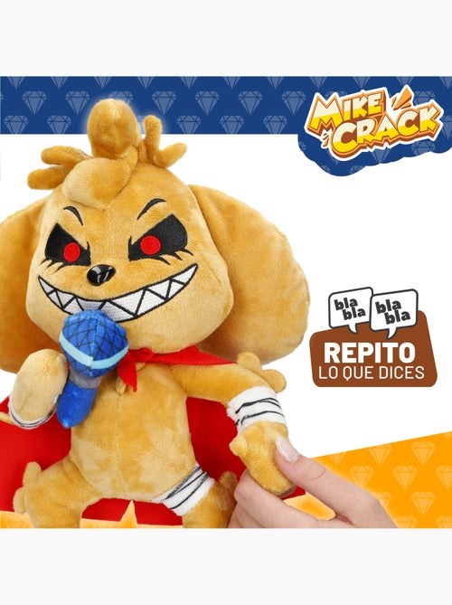 Mikecrack cão de peluche oficial mike.exe "eu canto e repito o que você diz" - Kiabi