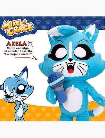 Mikecrack gato de peluche oficial akela "eu canto e repito o que você diz