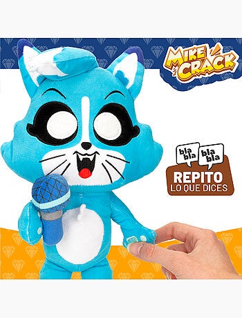 Mikecrack gato de peluche oficial akela "eu canto e repito o que você diz