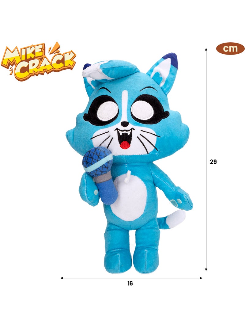 Mikecrack gato de peluche oficial akela "eu canto e repito o que você diz" Multicolorido - Kiabi