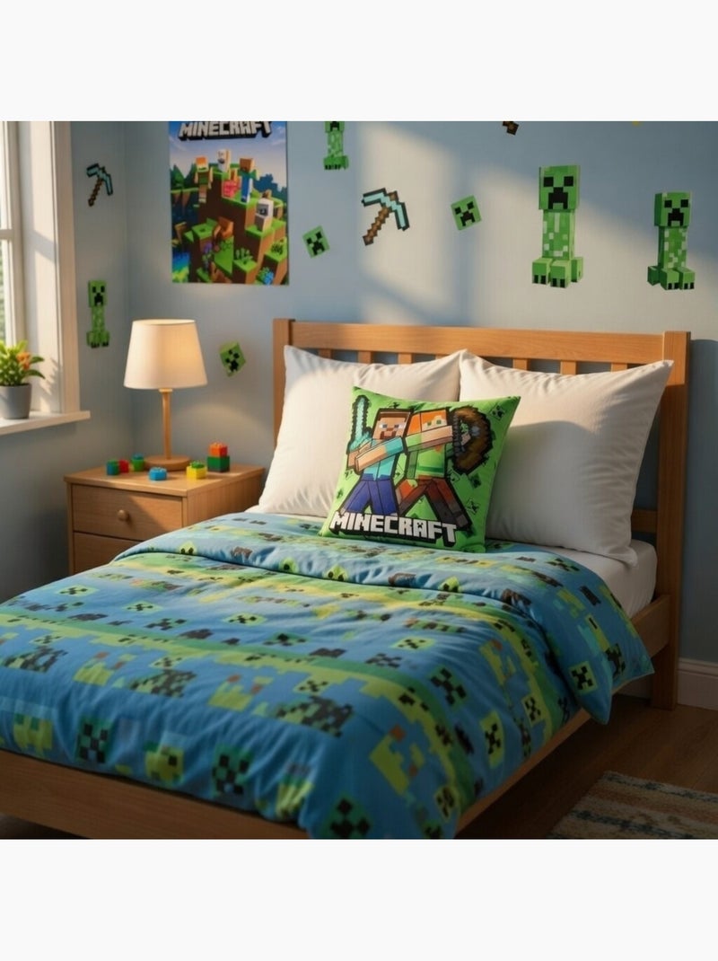 Minecraft - Almofada  menino Verde - Kiabi