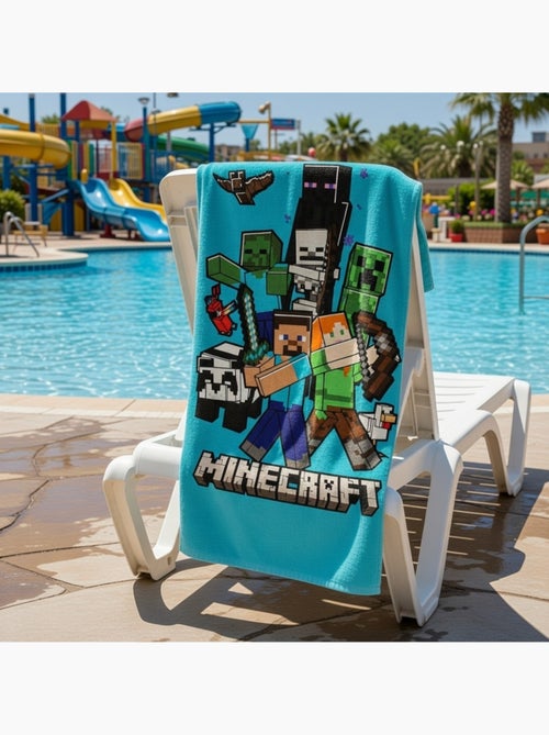 Minecraft - Toalha poliéster menino - Kiabi Minecraft - Toalha poliéster menino - Kiabi