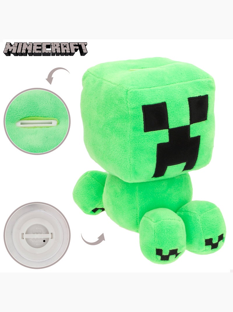 Minecraft caixa de dinheiro de peluche para crianças 20 cm Verde - Kiabi