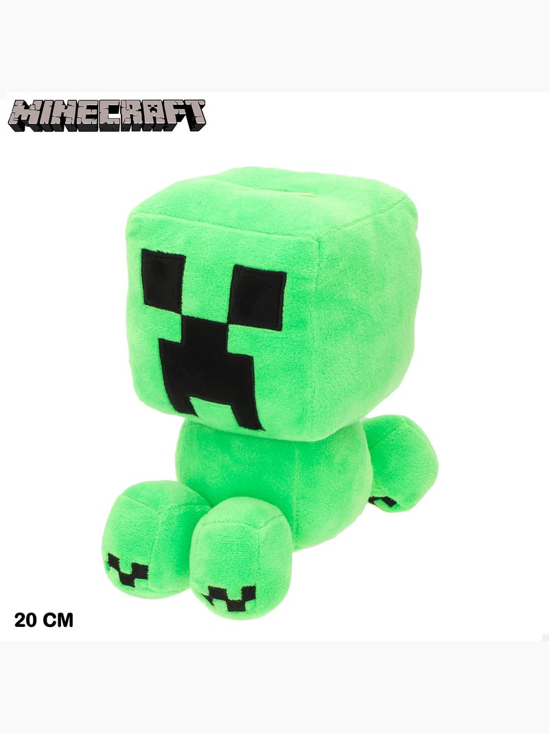 Minecraft caixa de dinheiro de peluche para crianças 20 cm Verde - Kiabi