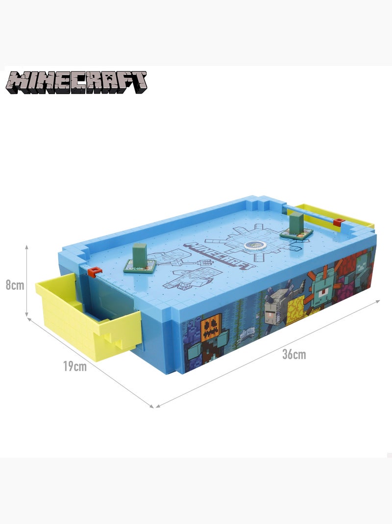 Minecraft mesa de air hockey mini subaquática 36x19x8 cm N/D - Kiabi