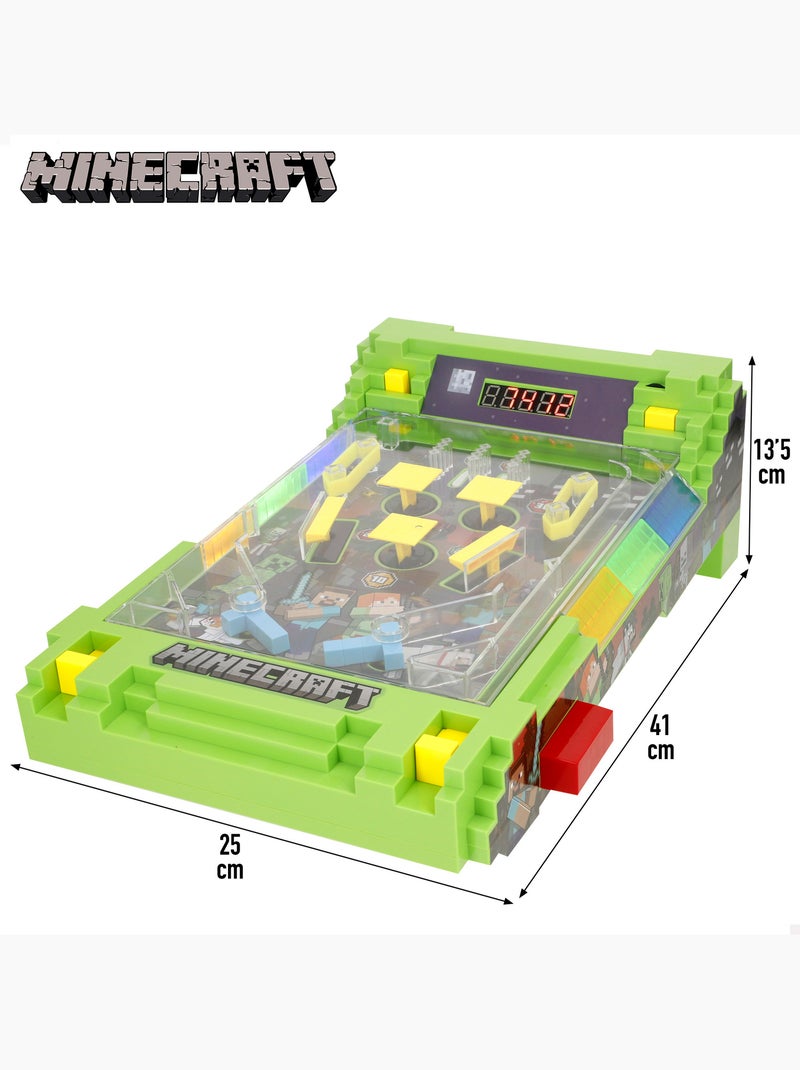 Minecraft mesa de fliperama pinball com luz e som N/D - Kiabi