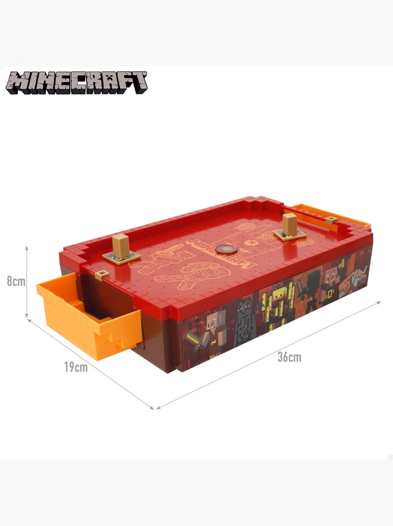 Minecraft mini mesa de air hockey do nether, 36x19x7,5 cm N/D - Kiabi
