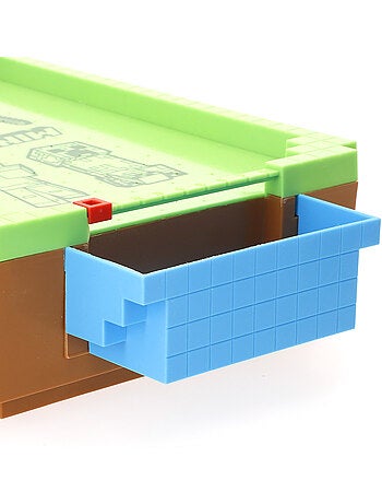 Minecraft mini mesa de air hockey do overworld 36x19x7,5 cm