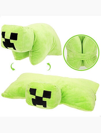 Minecraft peluche 2 em 1 macio e aveludado