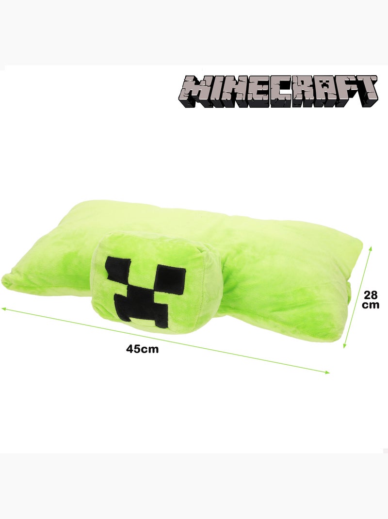 Minecraft peluche 2 em 1 macio e aveludado Verde - Kiabi