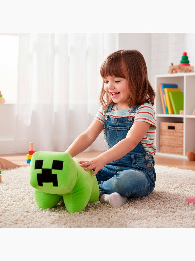 Minecraft peluche 2 em 1 macio e aveludado Verde - Kiabi