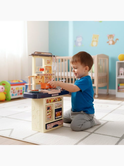 Minha cozinha de brinquedo com comida, luz e som my home - Kiabi