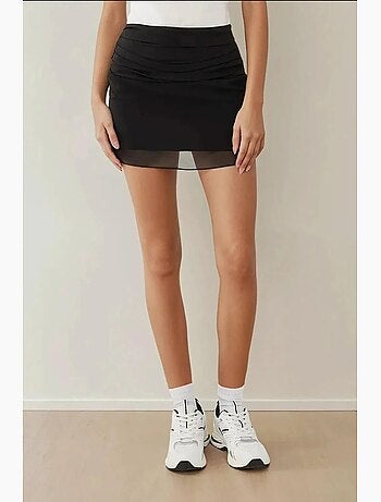 Mini saia de chiffon ajustada hiccup