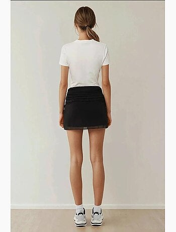 Mini saia de chiffon ajustada hiccup