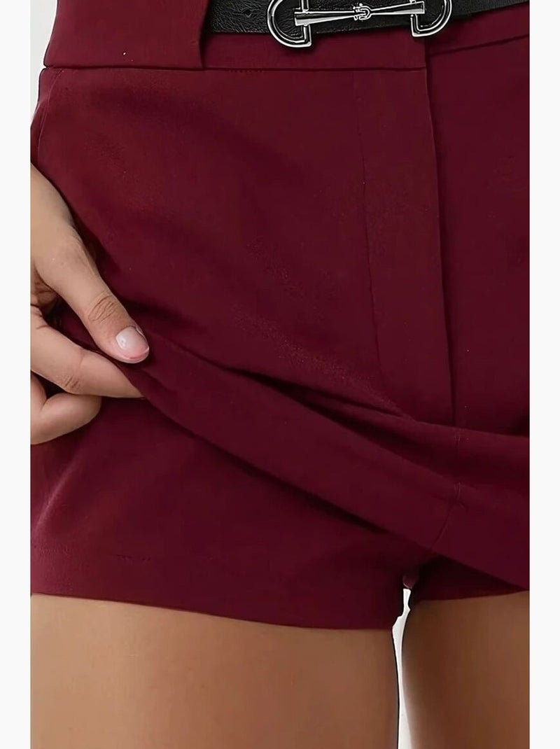 Mini saias direitas hiccup Vermelho bordô - Kiabi