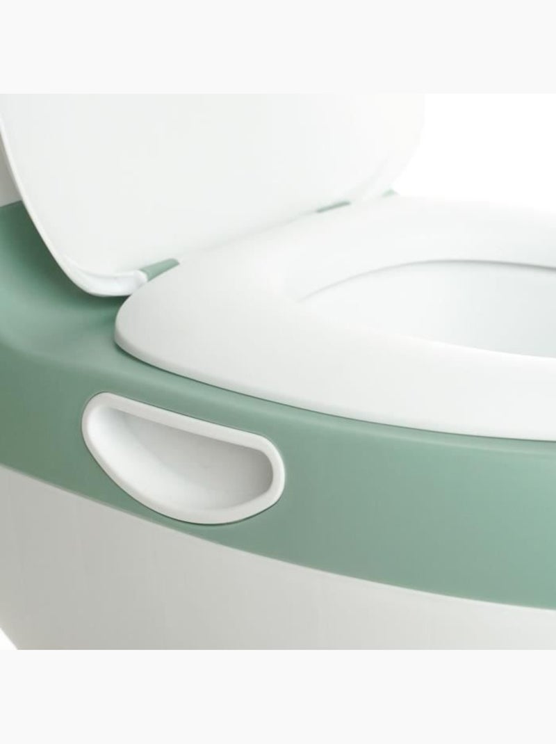 Mini sanita de aprendizagem thermobaby com som de descarga realista Verde - Kiabi