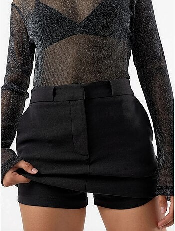 Mini skort bengaline (sem cinto) hiccup
