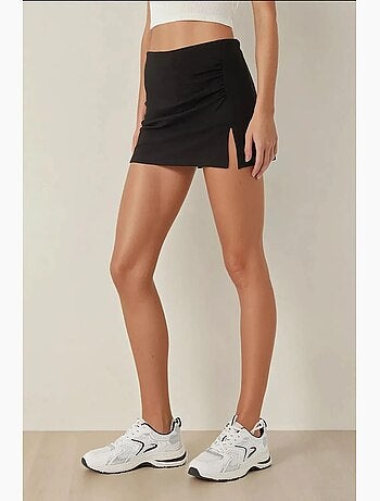 Mini skort com detalhe drapeado hiccup
