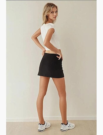 Mini skort com detalhe drapeado hiccup