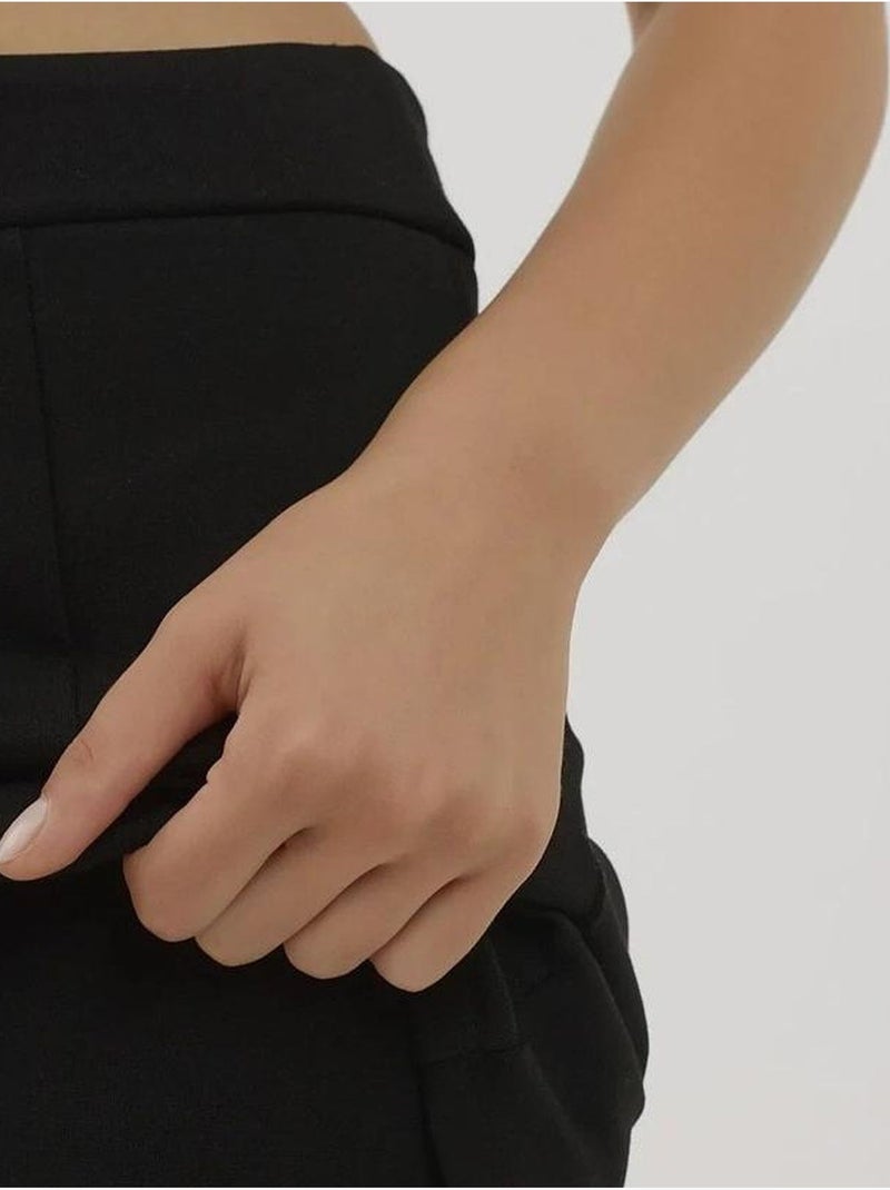 Mini skorts texturizados com cintura elástica hiccup Preto - Kiabi