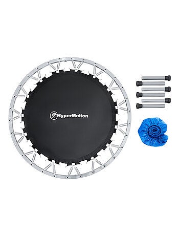 Mini trampolim dobrável hypermotion 91 cm – fitness e lazer em casa