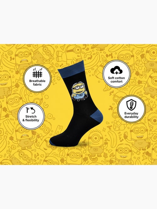 Minions - meias homem licença pack de 3 - Kiabi
