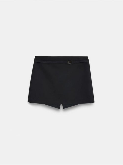 Minissaia de cintura subida com cinto, linha a dilvin - Kiabi Minissaia de cintura subida com cinto, linha a dilvin - Kiabi