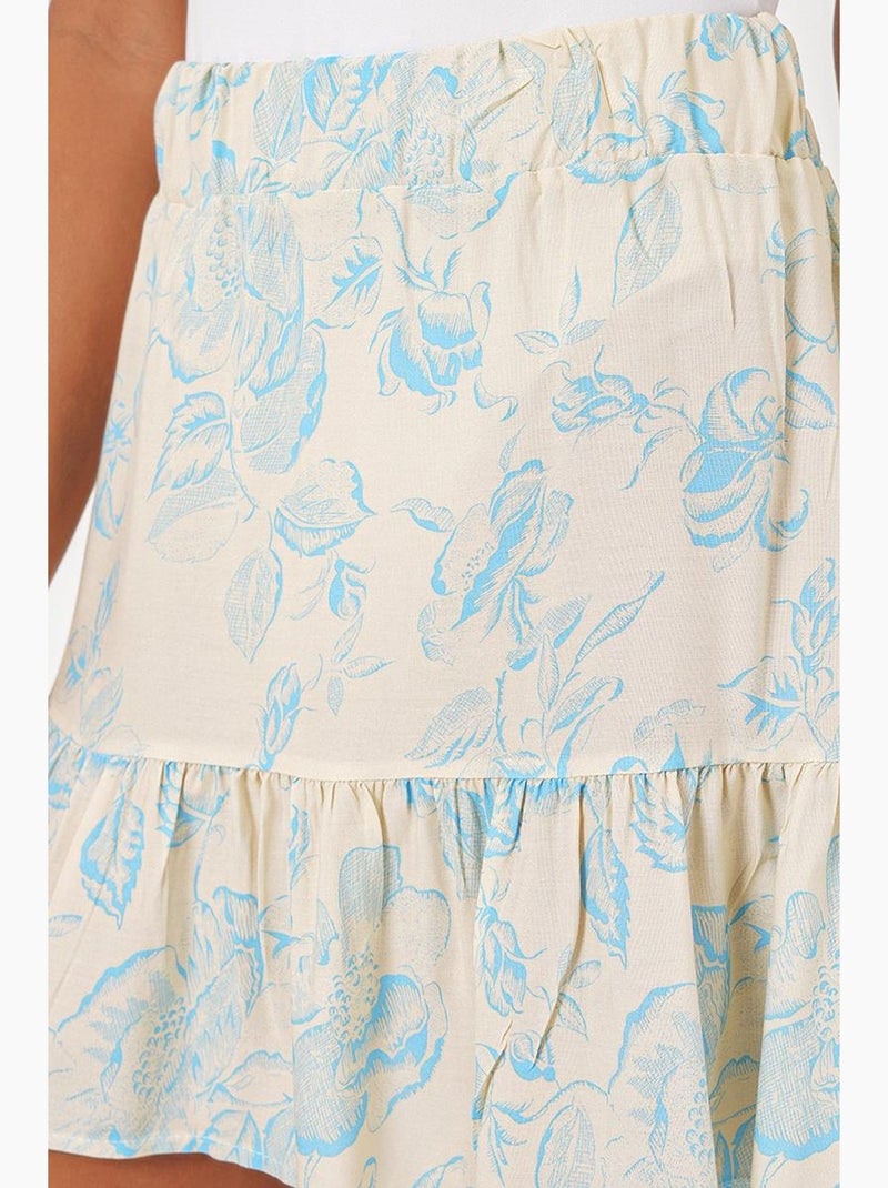 Minissaia de malha bdart Creme - Kiabi