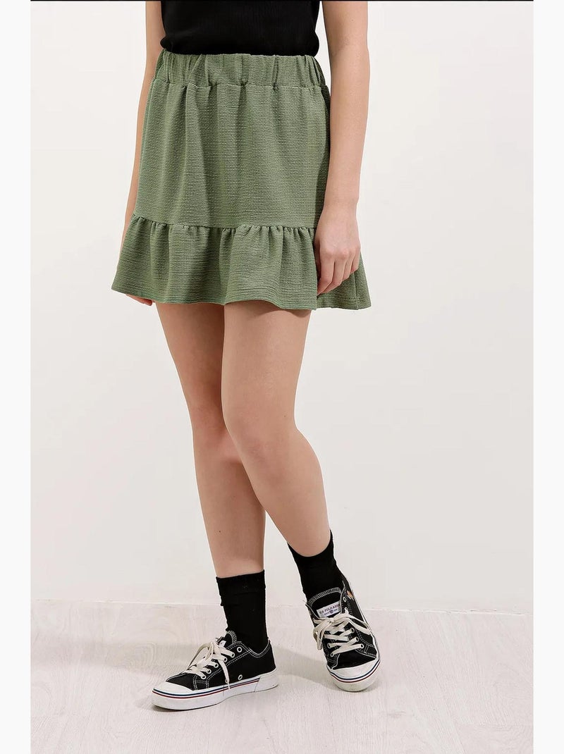 Minissaia de malha bdart Verde cáqui - Kiabi