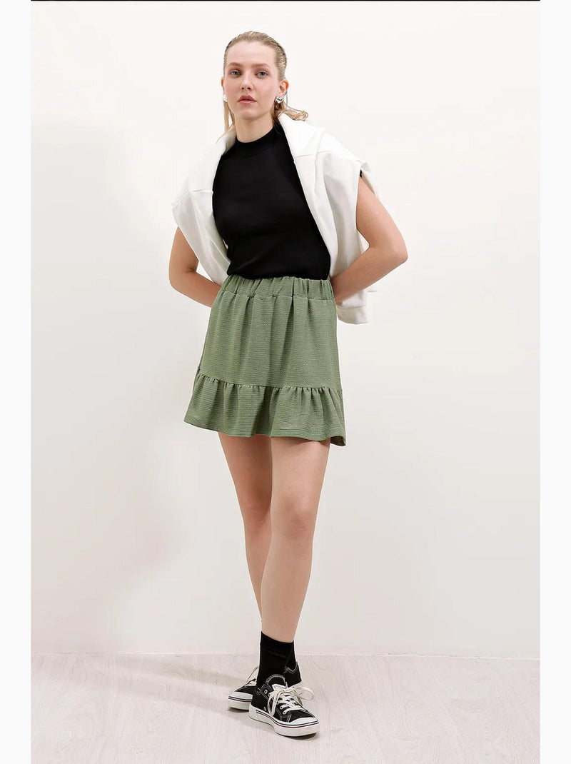 Minissaia de malha bdart Verde cáqui - Kiabi