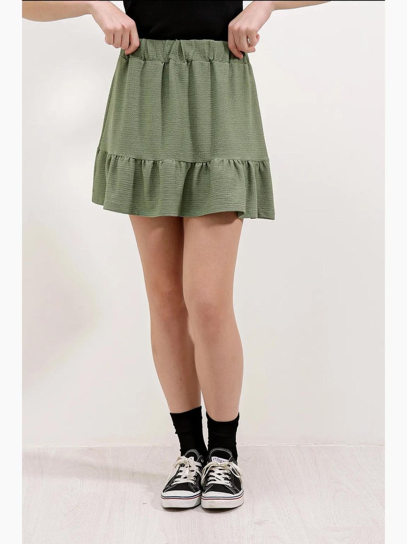 Minissaia de malha bdart Verde cáqui - Kiabi