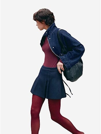 Minissaia skater de cintura subida dilvin