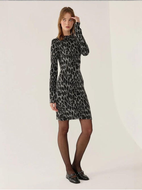 Minivestido com estampado animal hiccup - Kiabi