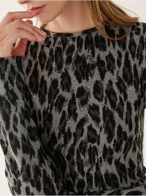 Minivestido com estampado animal hiccup - Kiabi
