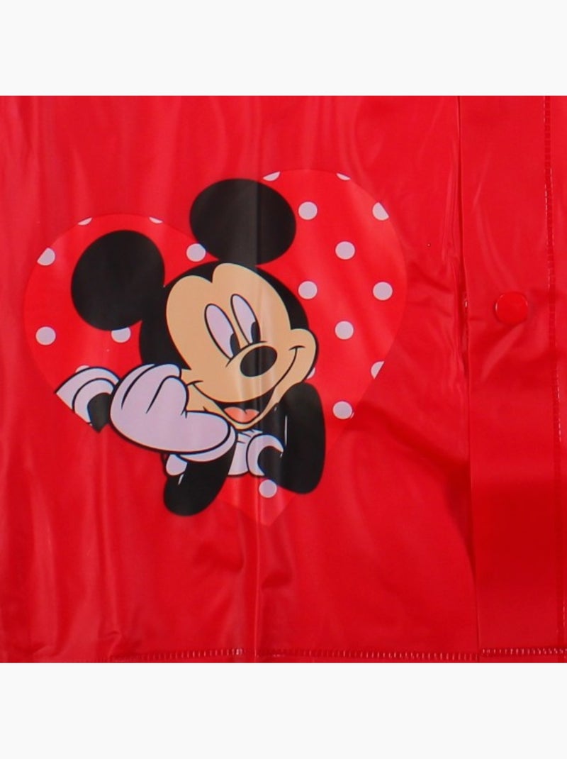 Minnie - Impermeável infantil  e Mickey Vermelho - Kiabi