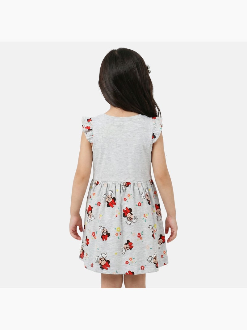 Minnie - Vestido  menina Cinza - Kiabi