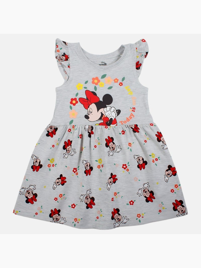 Minnie - Vestido  menina Cinza - Kiabi