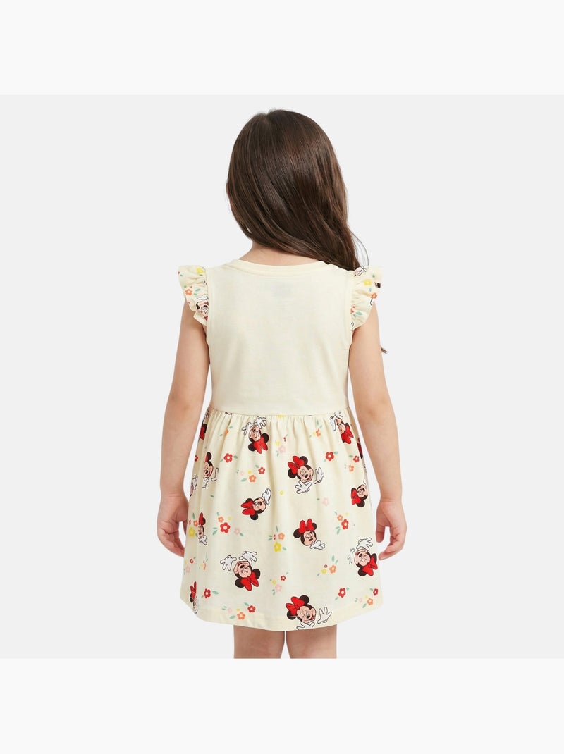 Minnie - Vestido  menina Laranja - Kiabi