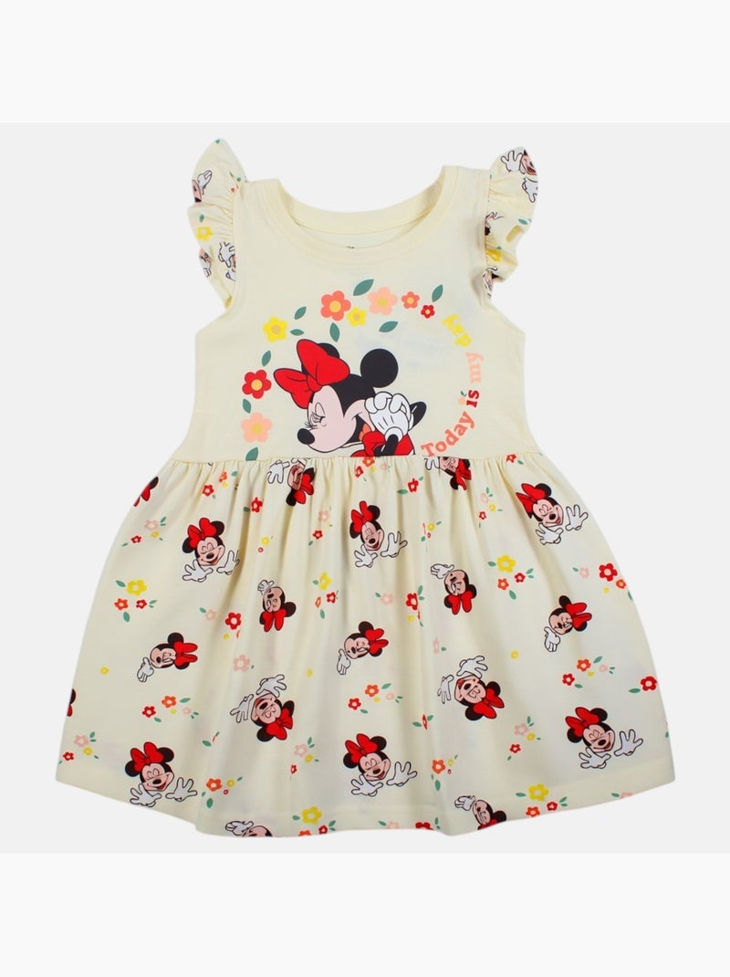 Minnie - Vestido  menina Laranja - Kiabi