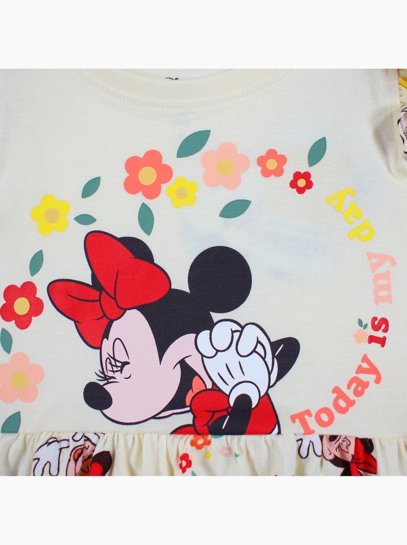 Minnie - Vestido  menina Laranja - Kiabi