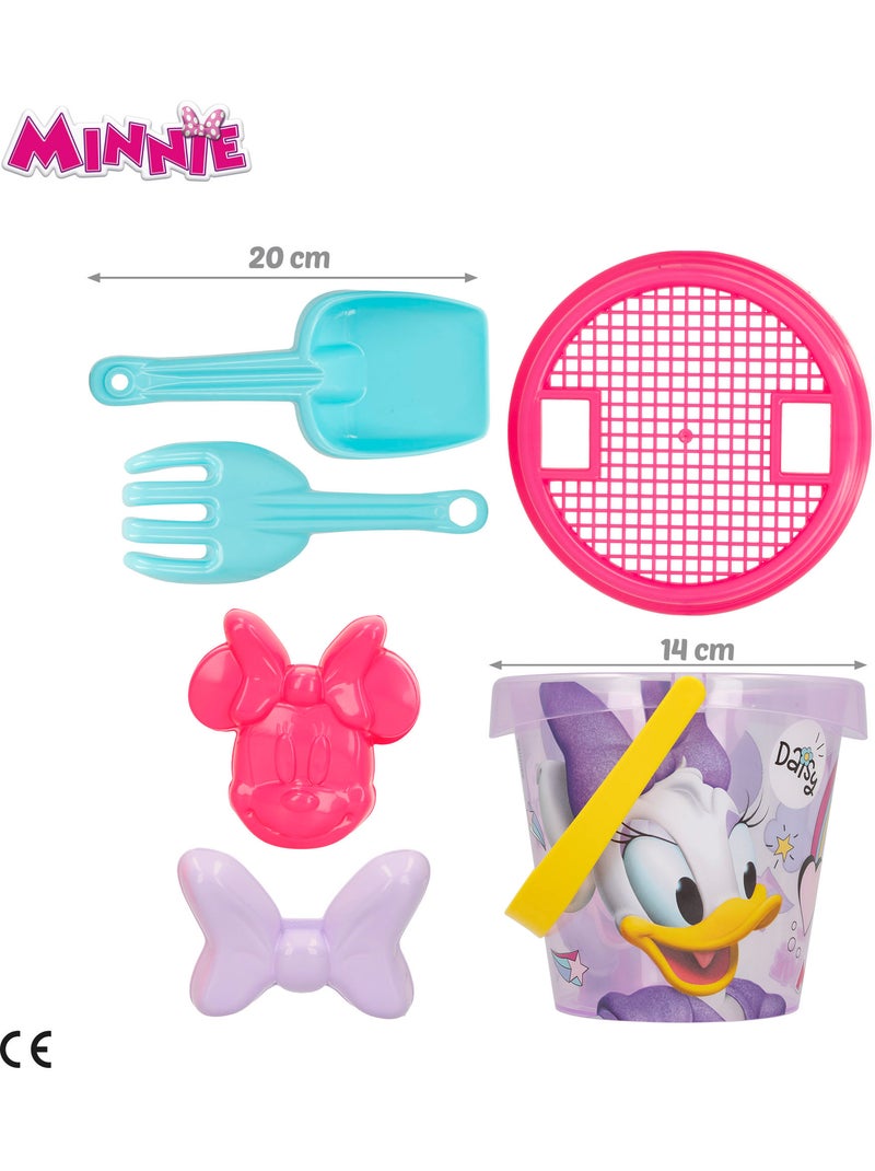 Minnie conjunto de balde de praia com acessórios, mochila e poncho N/D - Kiabi