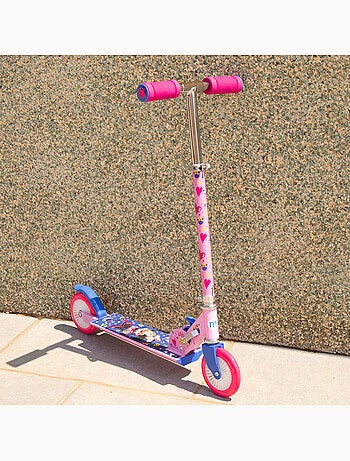 Minnie scooter dobrável de 2 rodas 65x30x75-82 cm máx. 50 kg com freio
