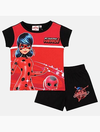 Miraculous - Conjunto t-shirt e calção criança estampado