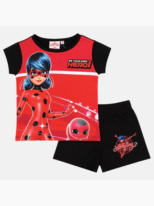 Miraculous - Conjunto t-shirt e calção criança estampado - Kiabi
