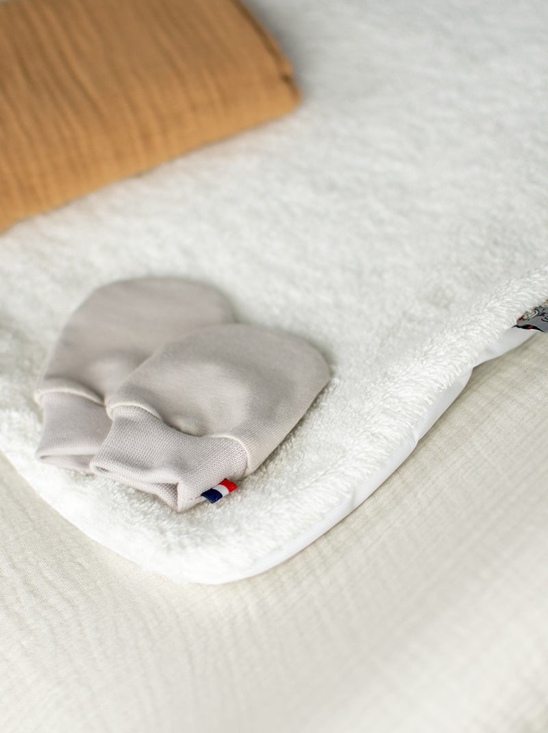 Mittens bebé anti-arranhões em algodão | sevira kids Branco - Kiabi