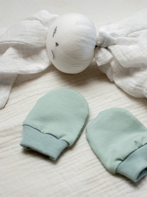 Mittens bebé anti-arranhões em algodão | sevira kids - Kiabi