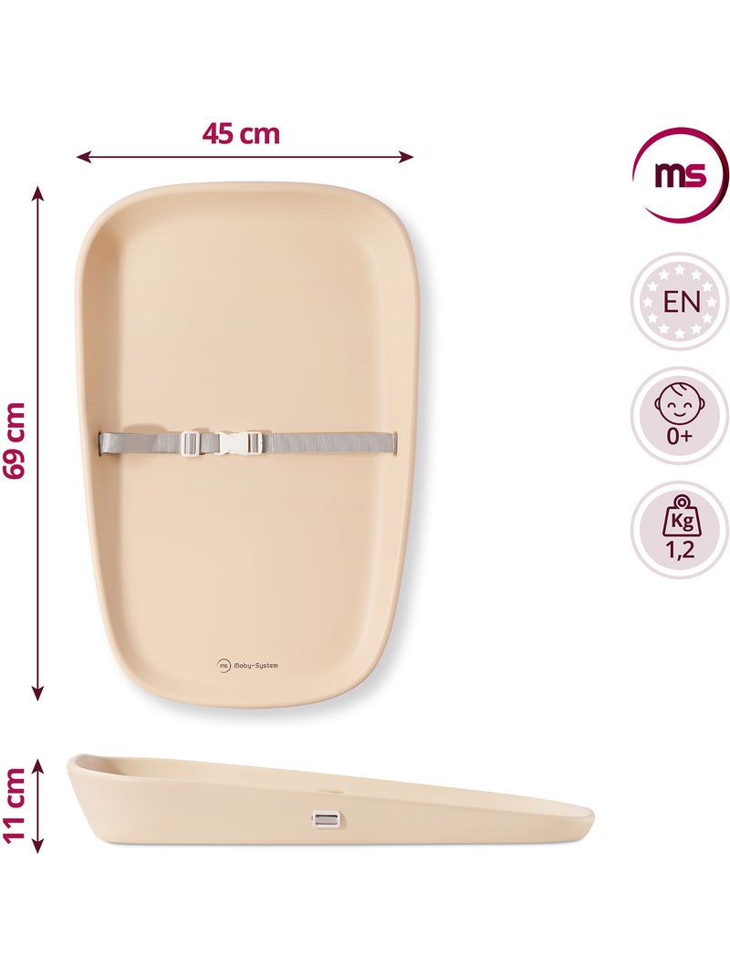 Moby-system baby nest - muda-fraldas macio e seguro para bebés Bege - Kiabi